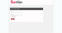 Desktop Screenshot of elearning.barmax.com.au